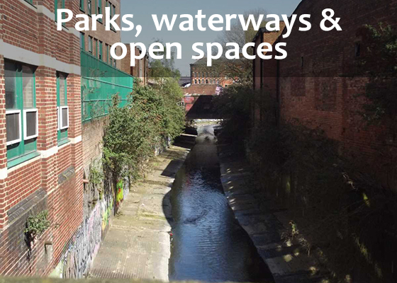 Parks, waterways & open spaces